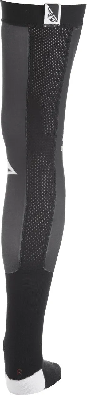 Knee Brace Socks - Black/White
