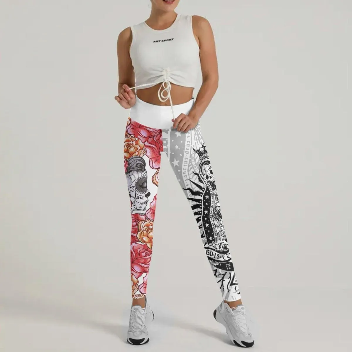 La Santa Muerte Leggings