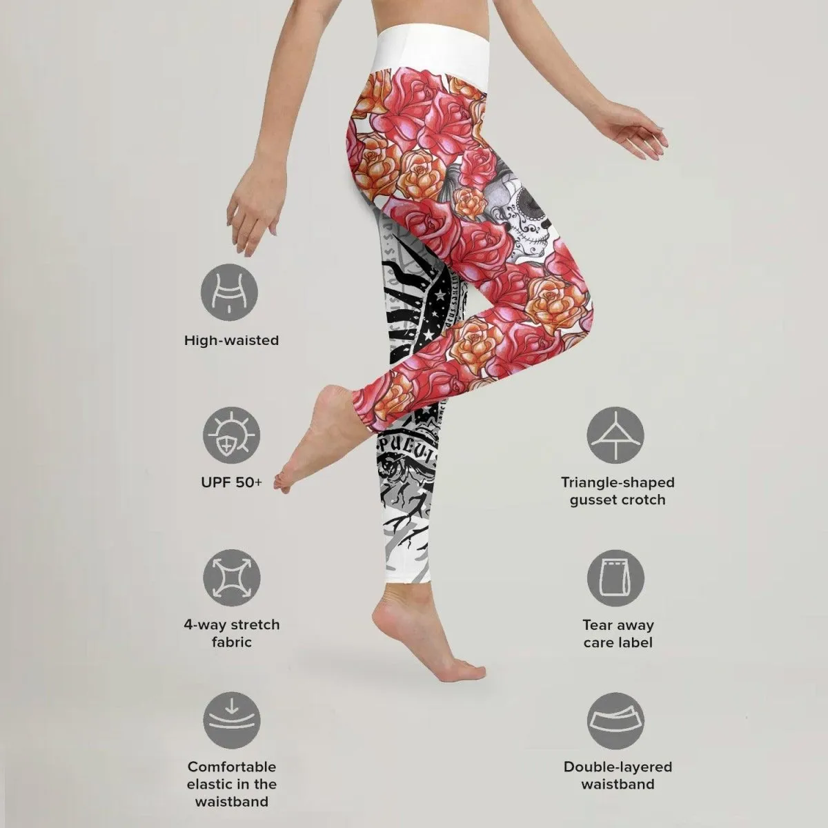 La Santa Muerte Leggings