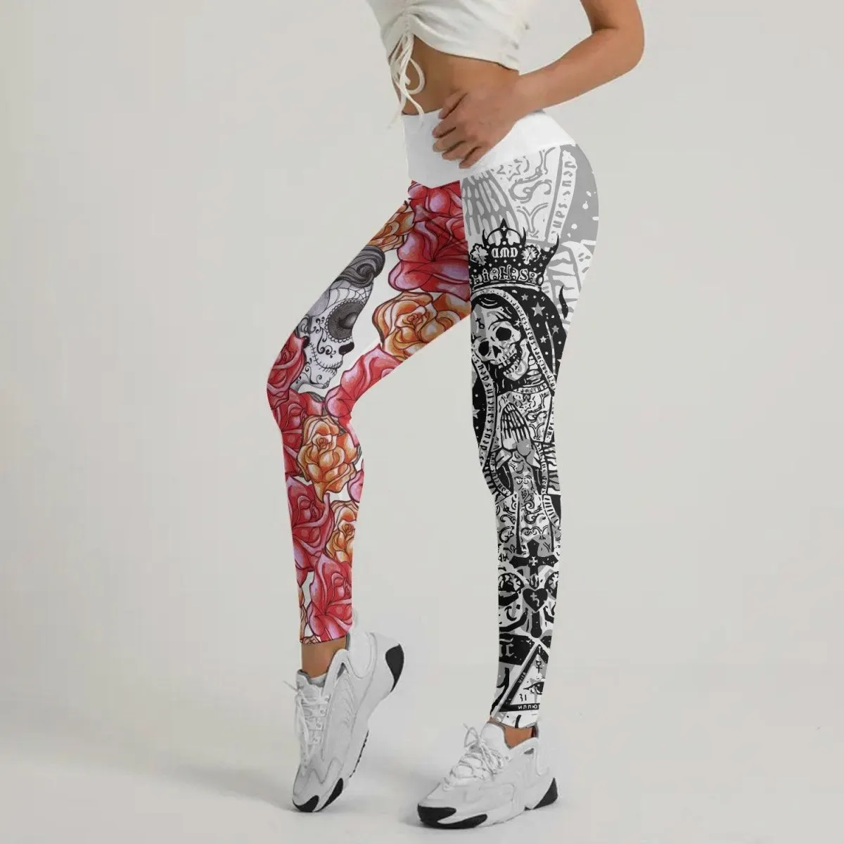 La Santa Muerte Leggings