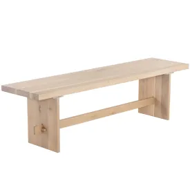 Linus Bench, Light Oak