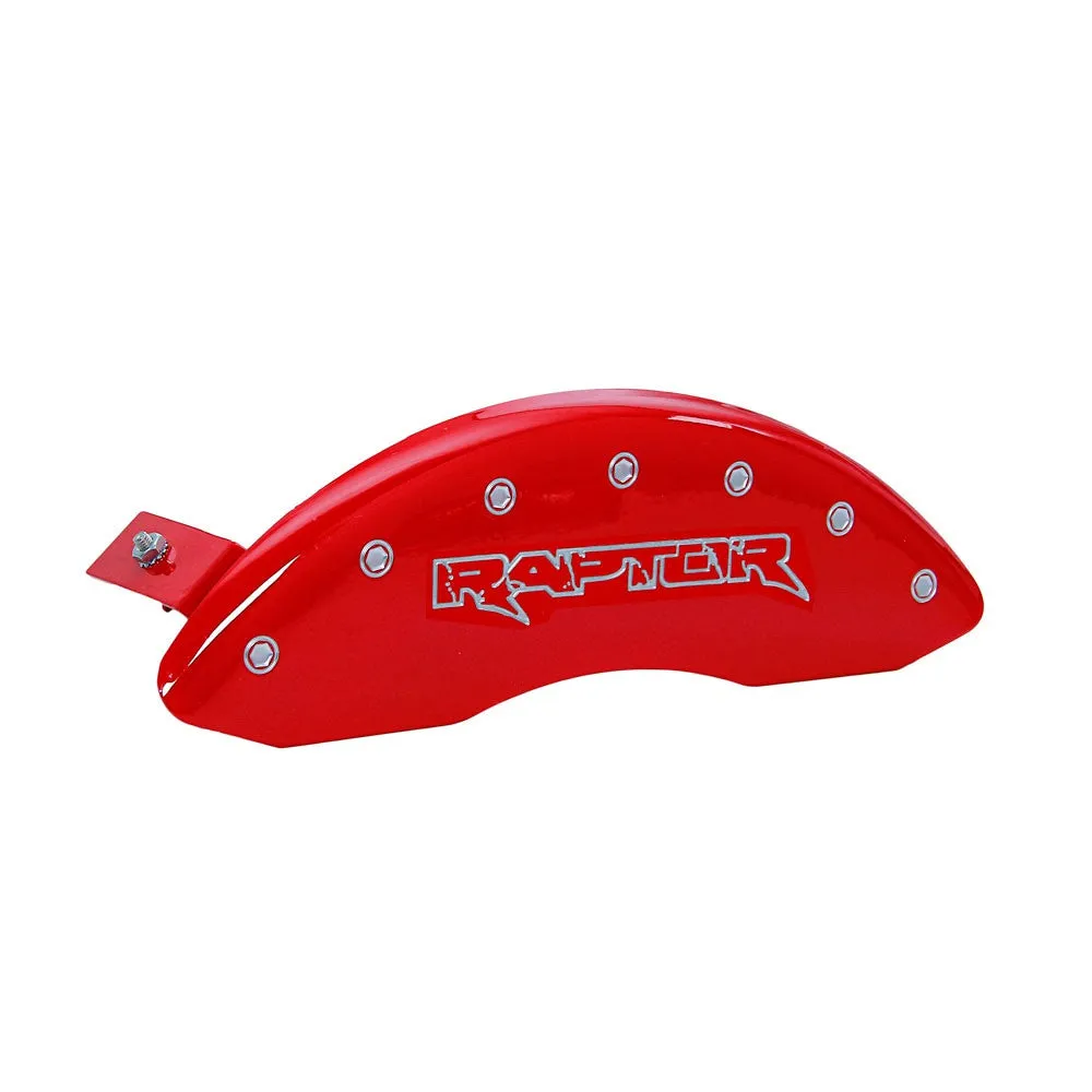 MGP Caliper Covers - Red with Raptor Logo
