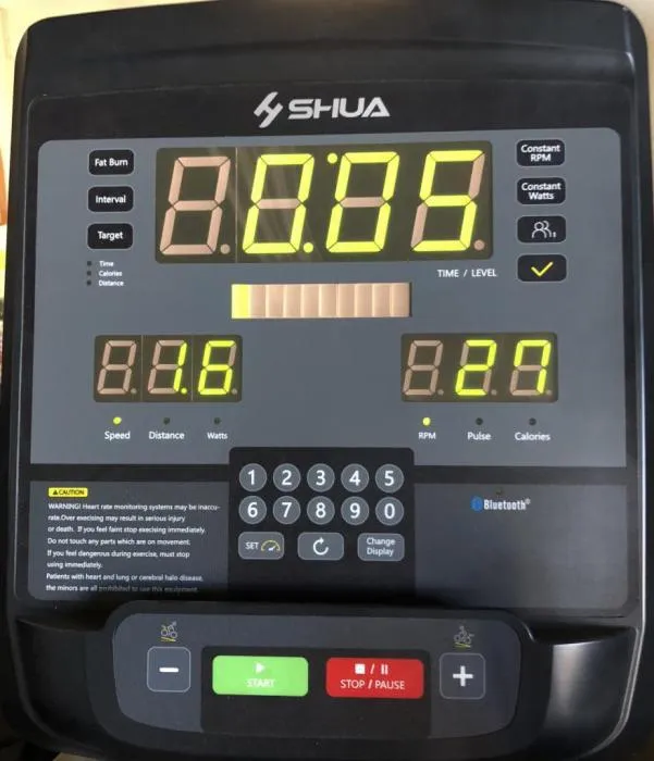 Muscle D Commercial Upright Bike with LED Screen