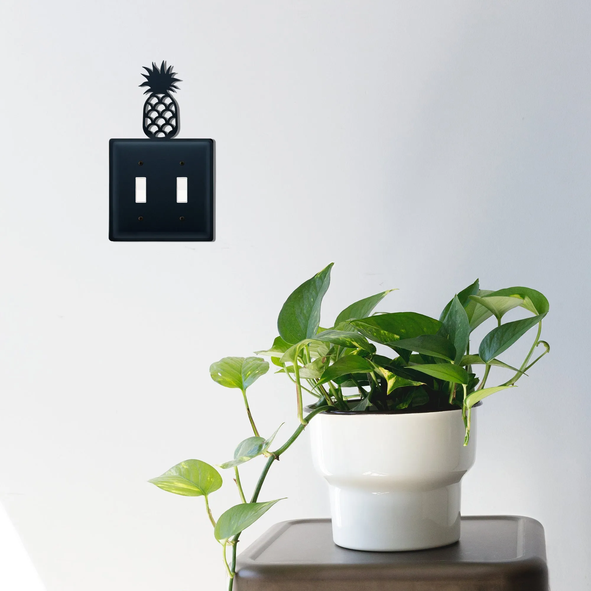 Pineapple Double Switch Cover