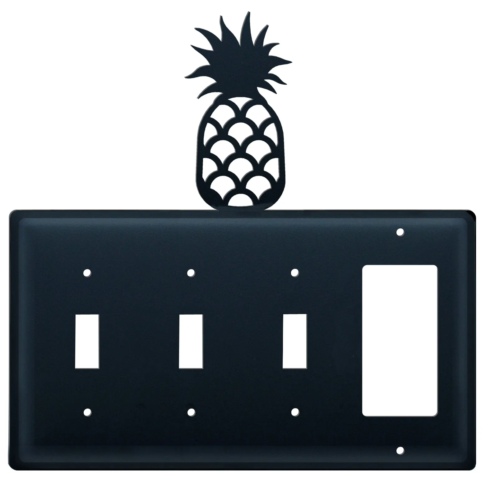 Pineapple Triple Switch & Single GFI CUSTOM Product Allow 4 to 6 Weeks
