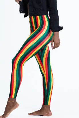 Rasta Striped Leggings