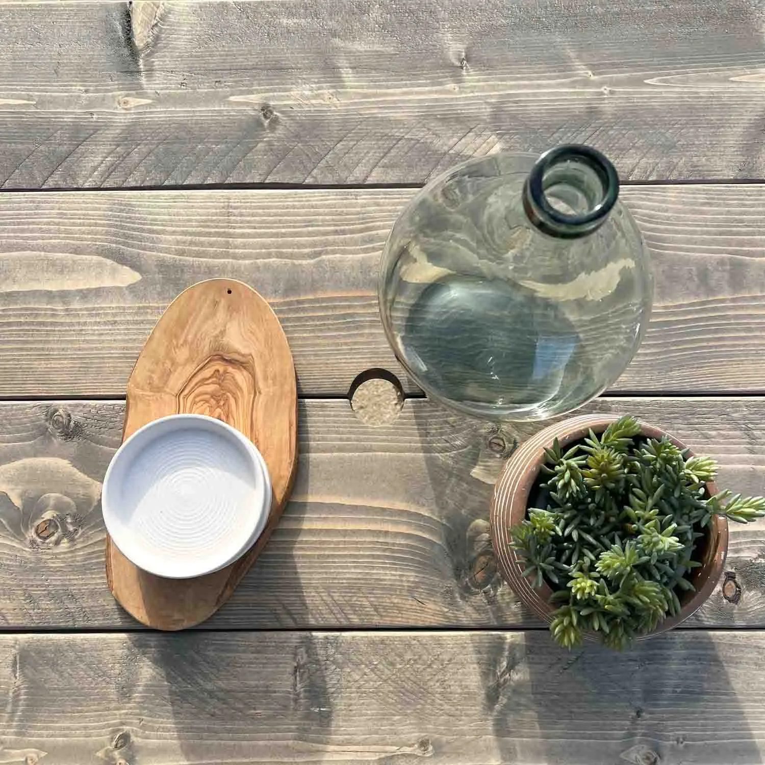 Rustic Garden Furniture Set | X Frame