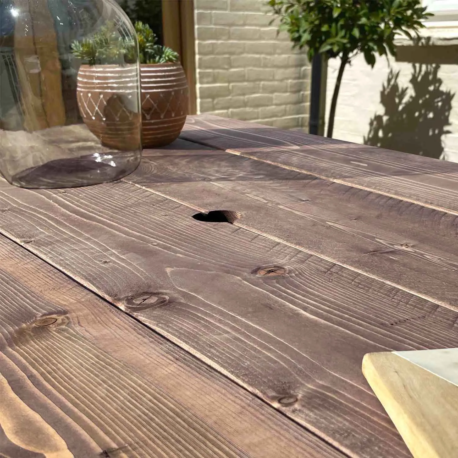 Rustic Garden Furniture Set | X Frame