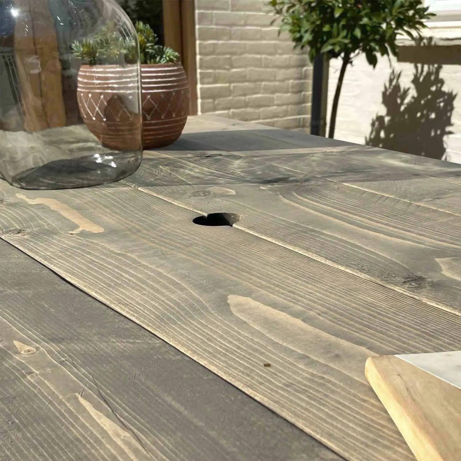 Rustic Garden Furniture Set | X Frame