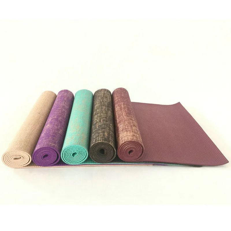 Sackcloth yoga mat
