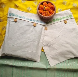 Saree Muslin Cotton Pouch (Set of 2)