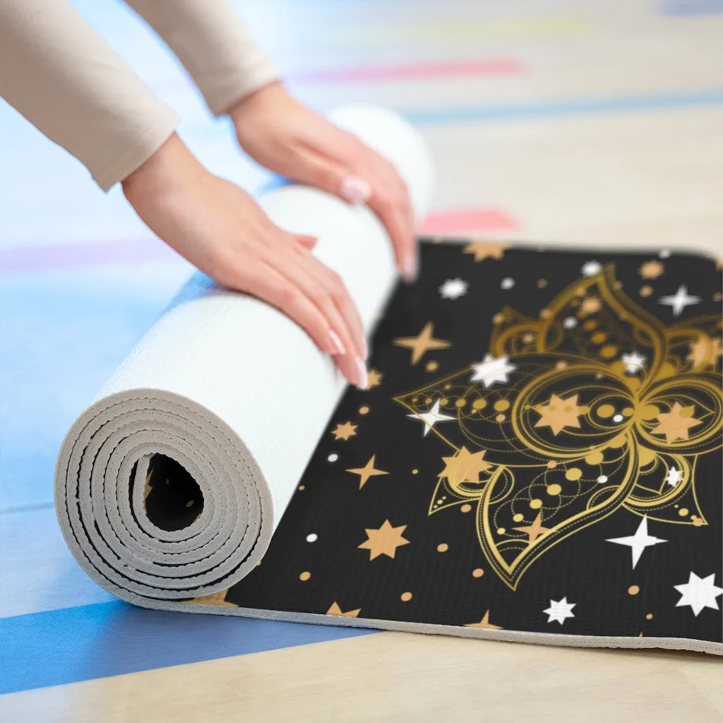 Star and Boho Style Foam Yoga Mat