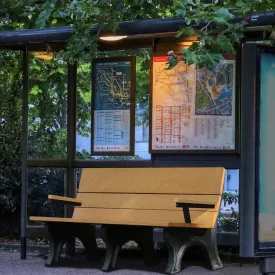 Traditional ADA Compliant Park Bench