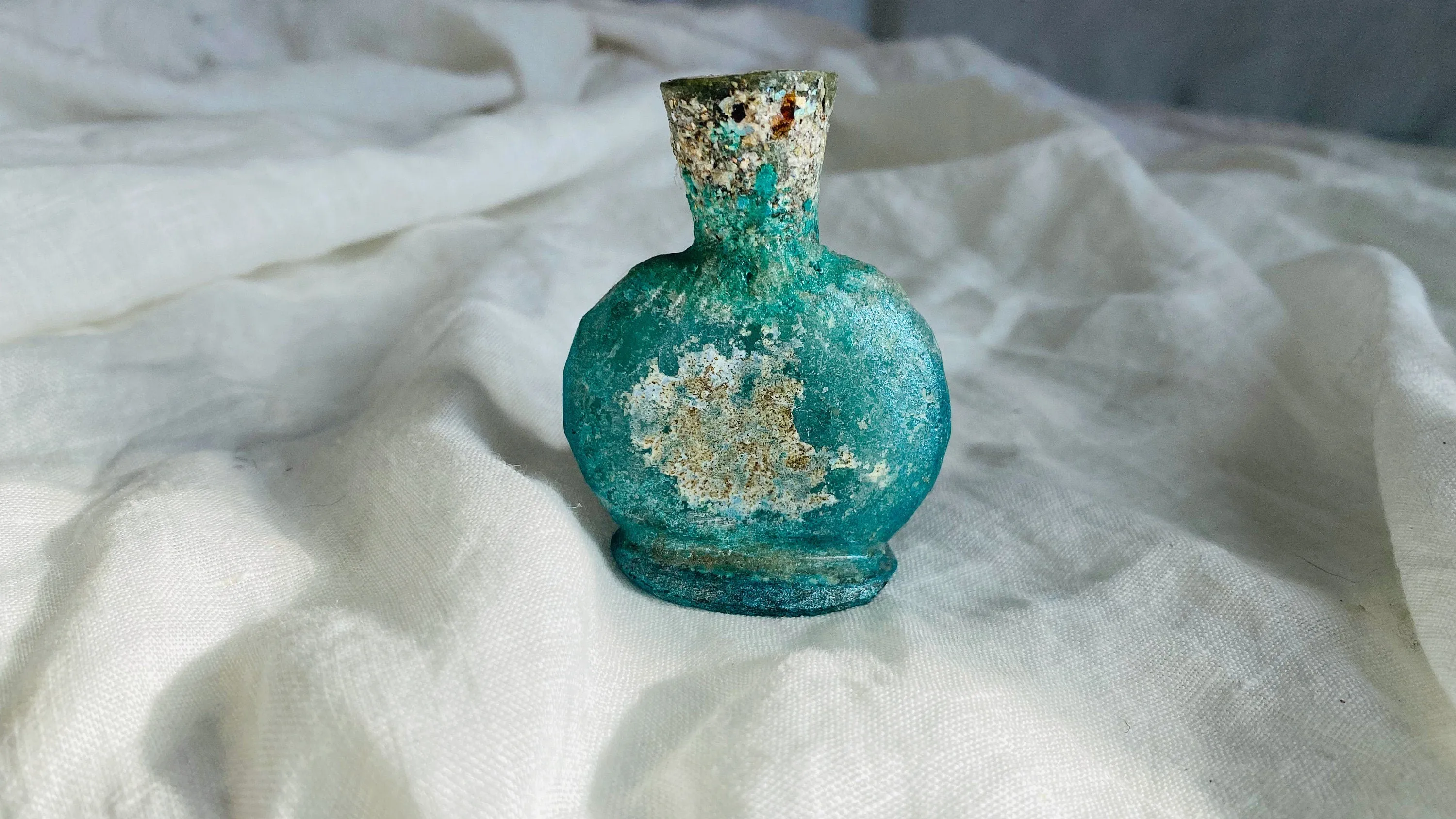 Trio of Ancient Roman Bottles. 0199