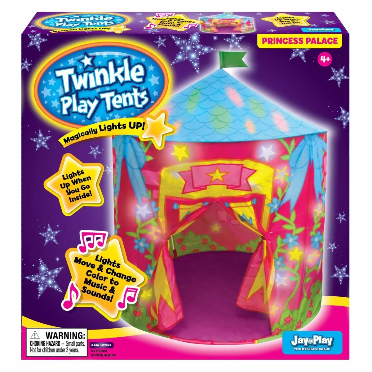 Twinkle Play Tents - Dragon Lair/Princess Palace Suitable for Ages 4  Years