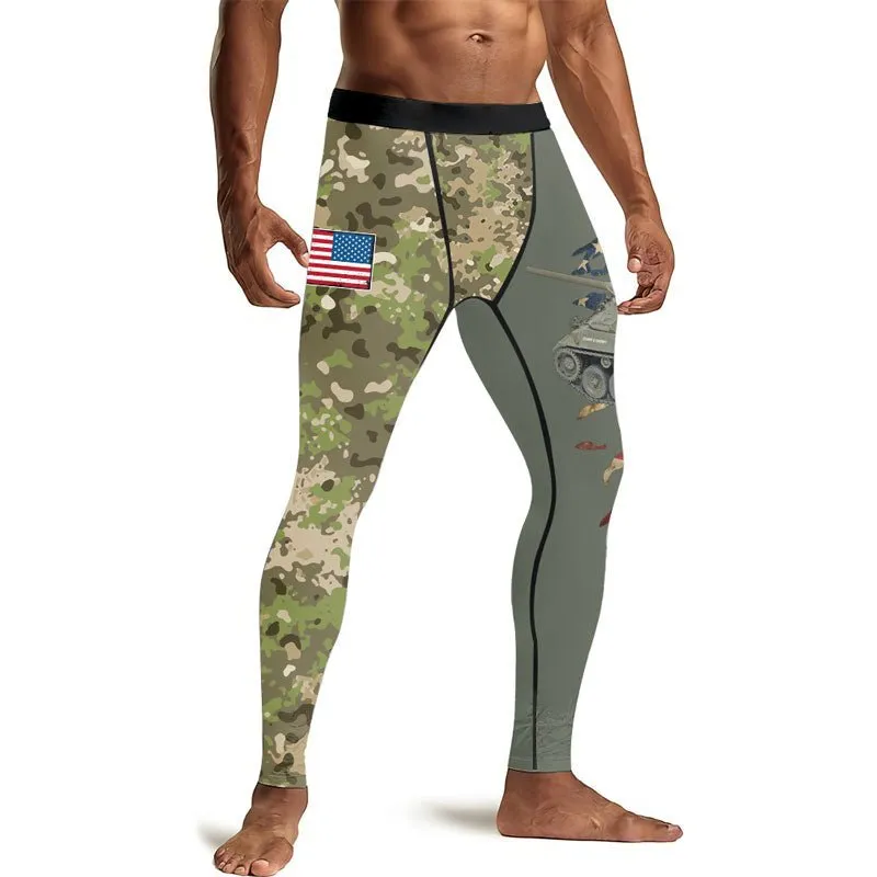 Utah ARNG Men's Compression Leggings