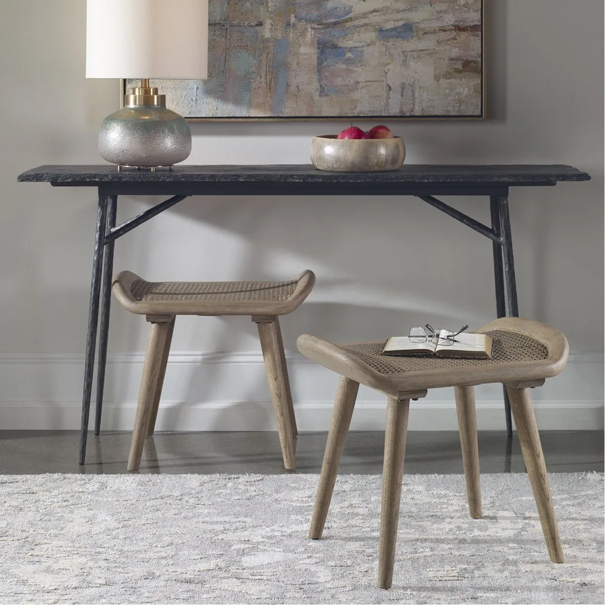 Uttermost Arne Scandinavian Small Bench