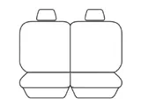 Velour Seat Covers Set Suits Mercedes GL164 MY10 320 / 500 1/2010-1/2011 3 Rows