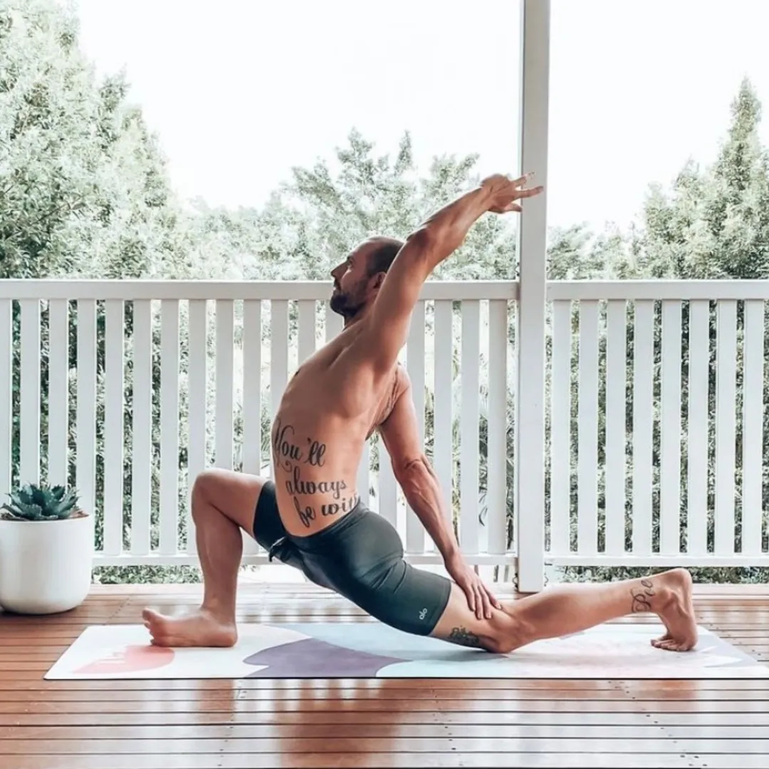 Yoga and Pilates Mat - Wildflower by Xander Holliday