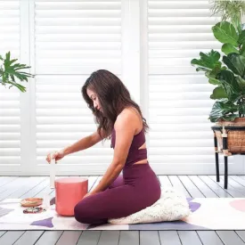Yoga and Pilates Mat - Wildflower by Xander Holliday