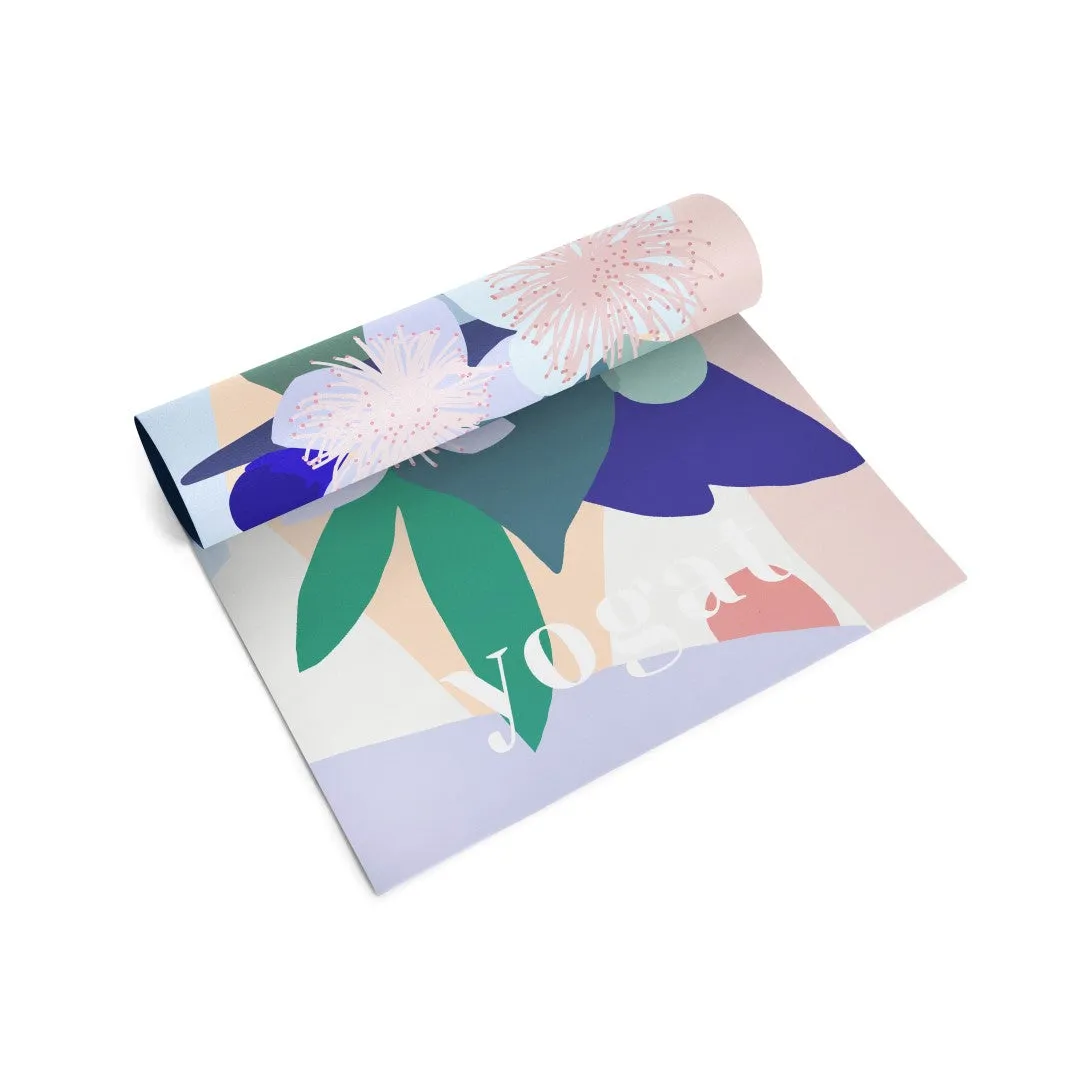Yoga and Pilates Mat - Wildflower by Xander Holliday