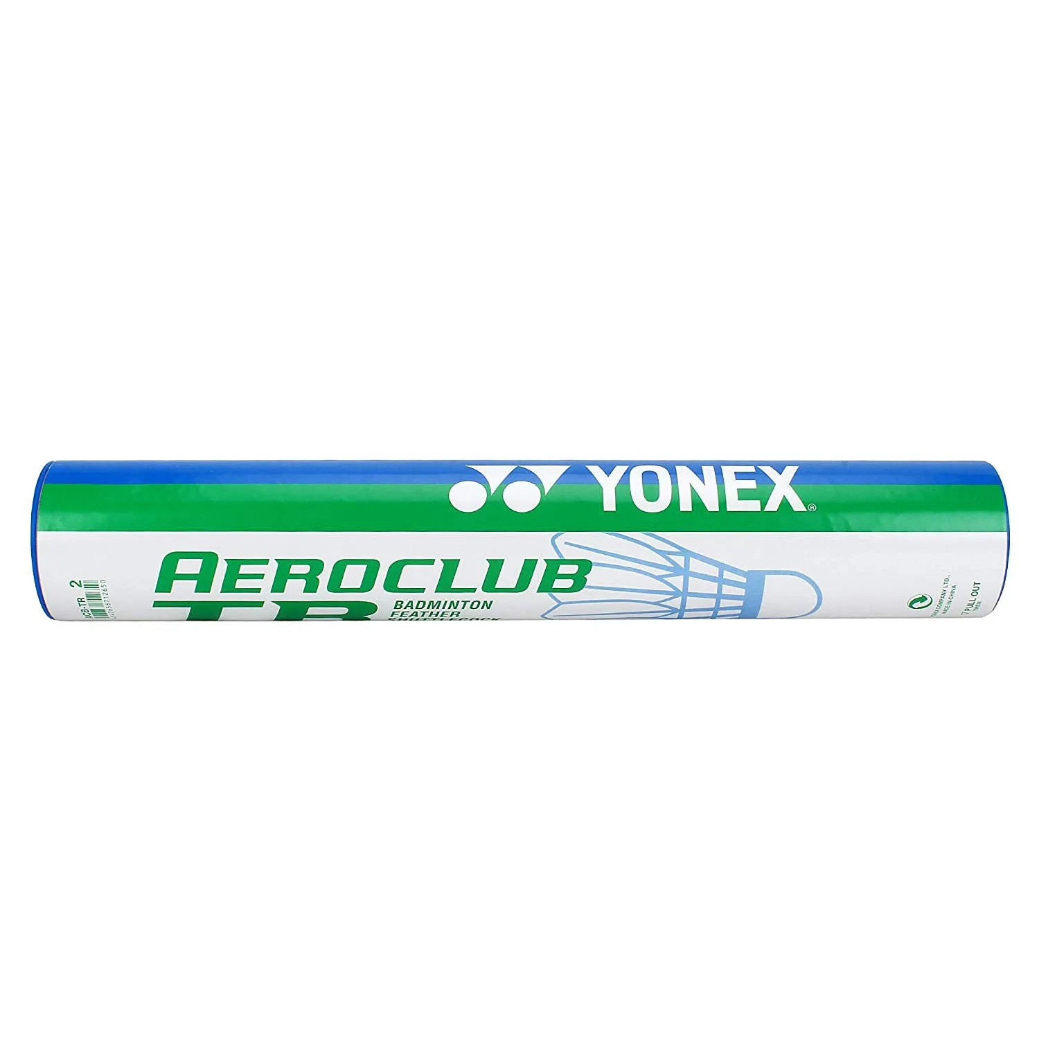 Yonex Aeroclub TR Badminton Feather Shuttlecock, (White)