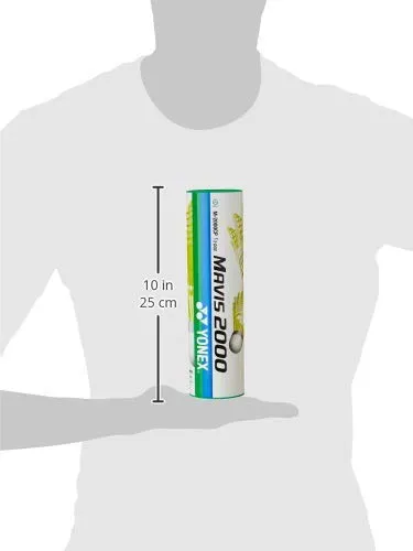 Yonex Mavis 2000 Green Cap Nylon Shuttlecock (Yellow)