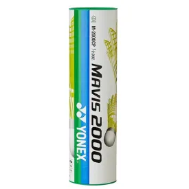 Yonex Mavis 2000 Green Cap Nylon Shuttlecock (Yellow)