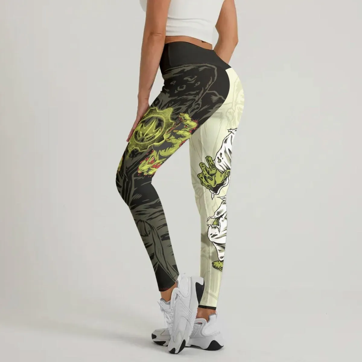 Zombie Knew Jiu Jitsu Leggings