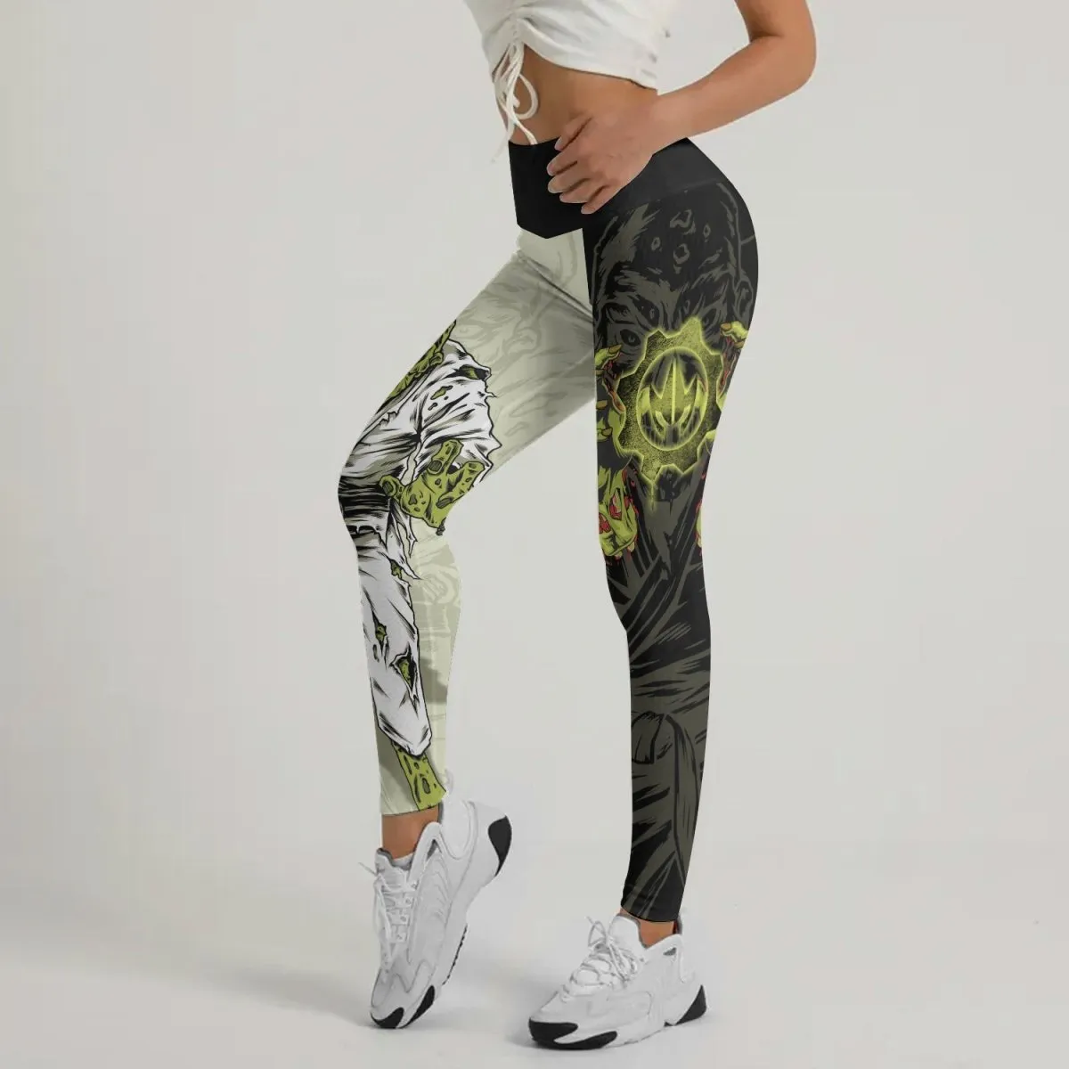 Zombie Knew Jiu Jitsu Leggings