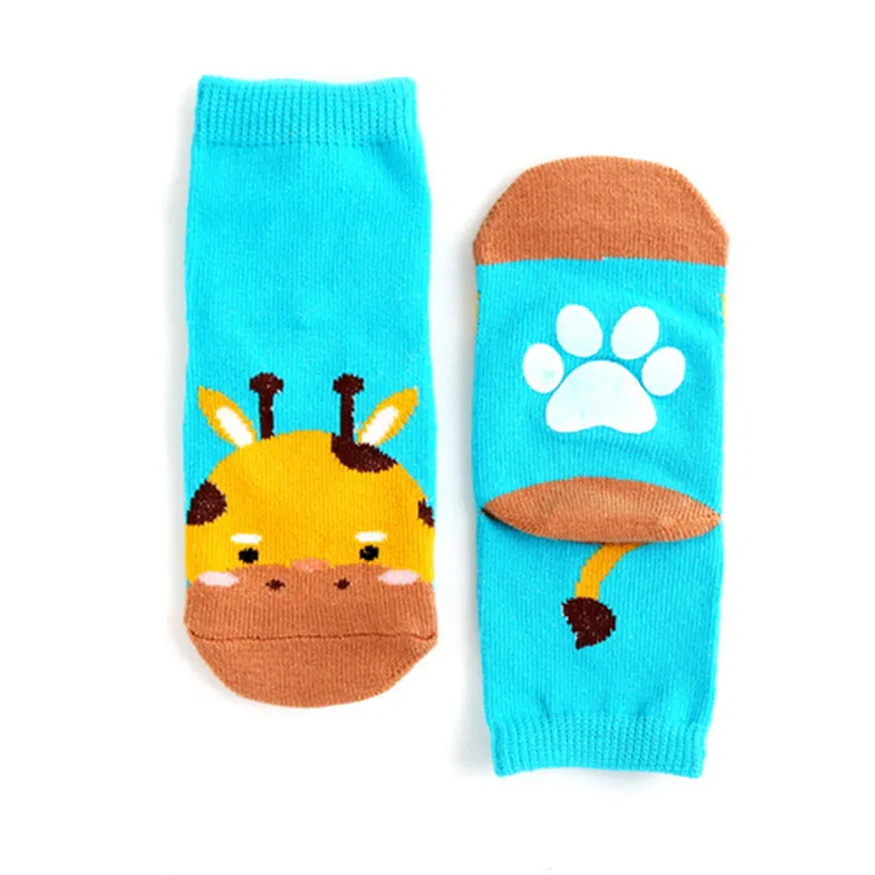 Zoo Giraffe Non-Slip Socks V1148