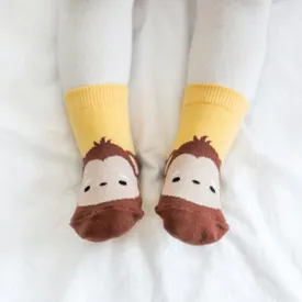 Zoo Monkey Non-Slip Socks V1286